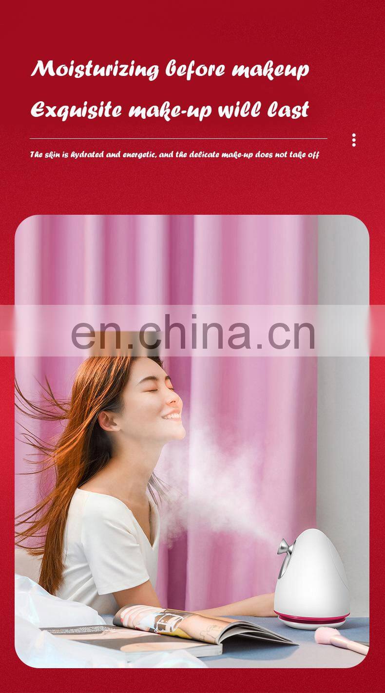 2021 Hot Sale Beauty Personal Care Facial Steamer Sprayer Face with led light Humidifier Face steamers