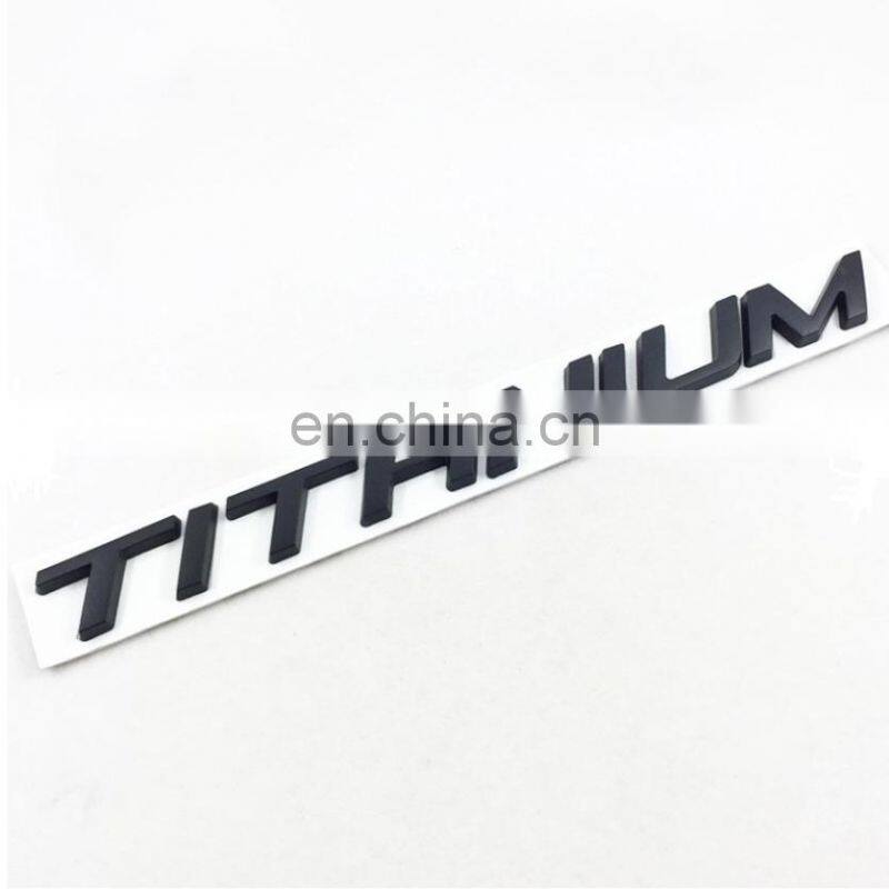 Custom Plastic Nameplate Trunk 3D Lettering Badges Car Tailgate Emblem