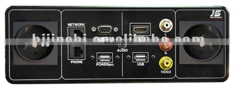 JS-T101+ Conference with Power and VGA table outlet multimedia panel socket