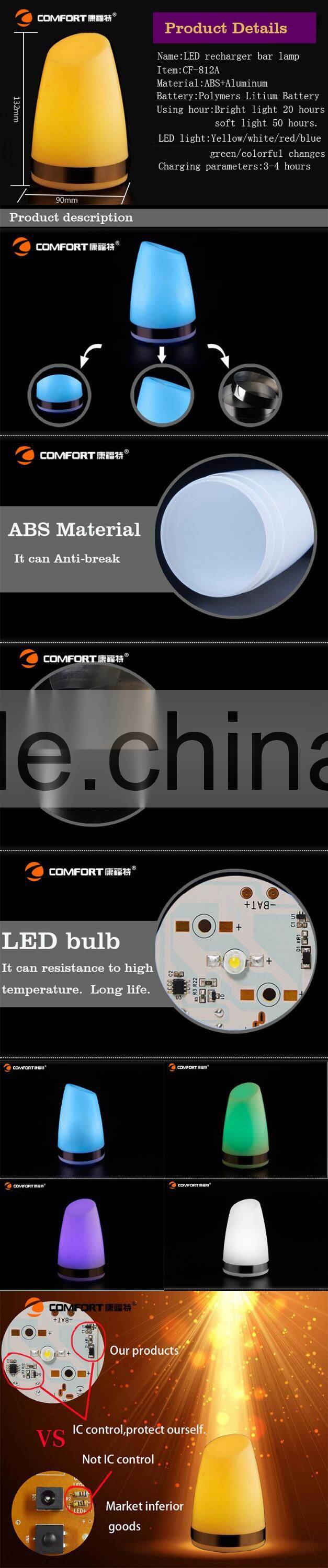 New nightclub led table lamp