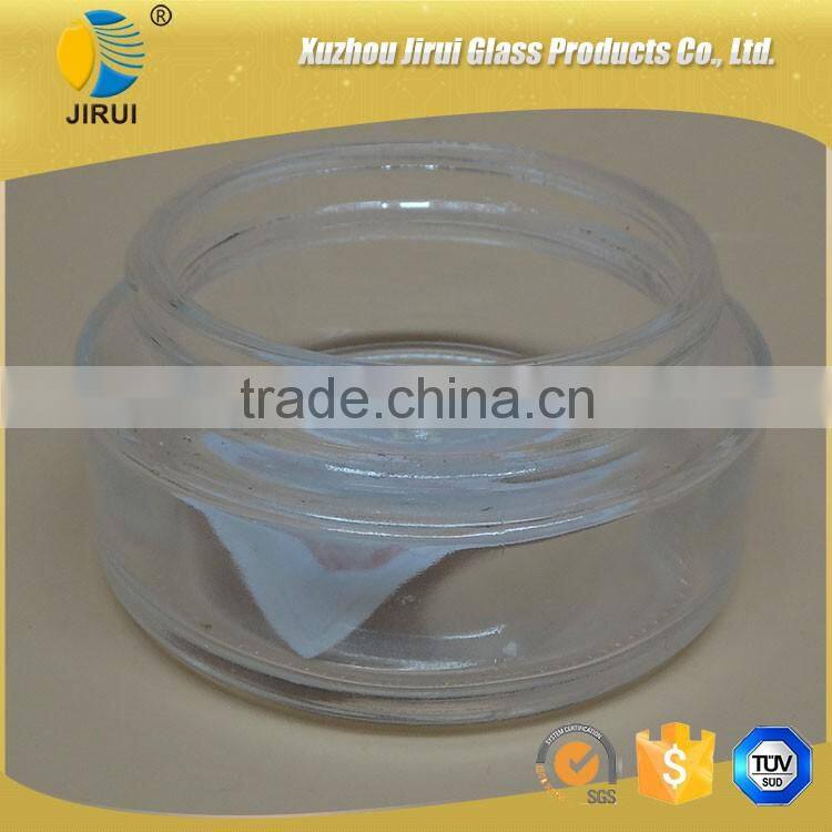 70ml clear glass cream jar with lid