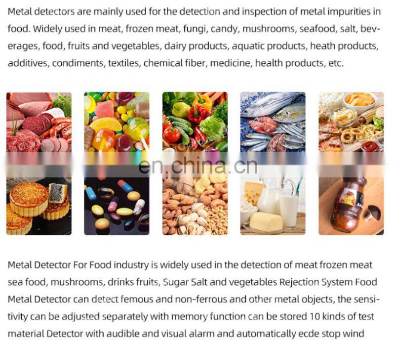 Liyi Price De Metales Profesional Food Grade Metal Detector Machine Conveyor Belt Food Industry Metale Detection
