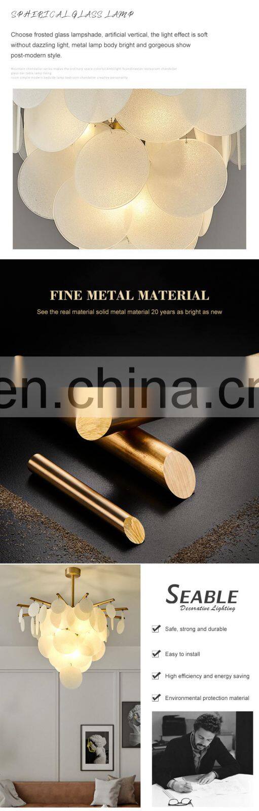 Wholesale Indoor Decoration Lighting Hotel Villa Cafe Modern Luxury Chandelier