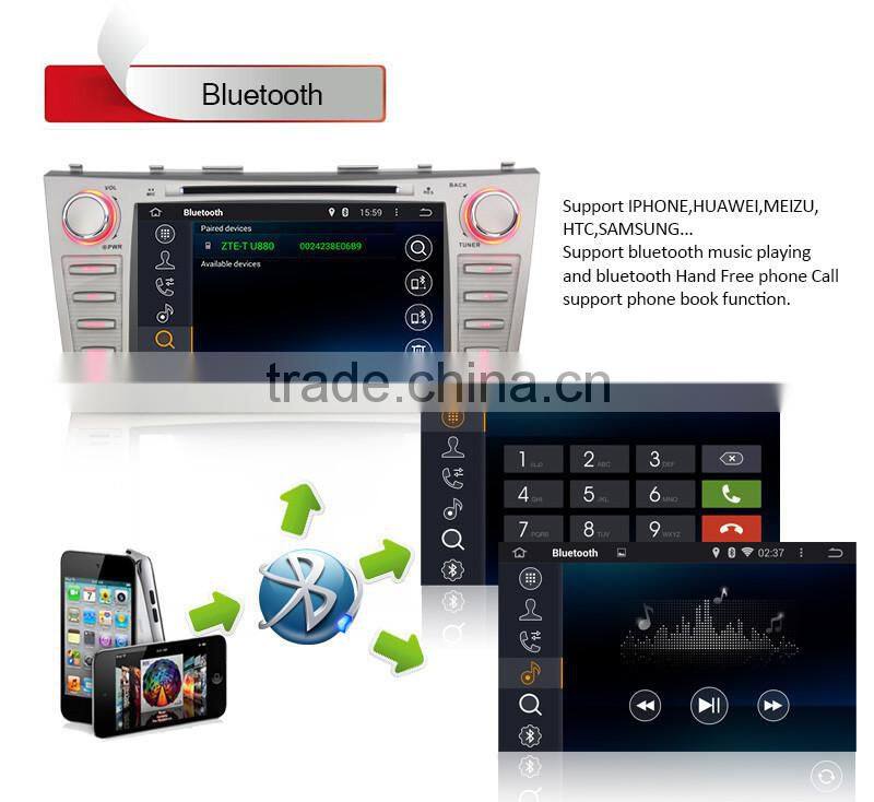 Pure Android 4.4 HD Capacitive Touch Screen Car Radio for Toyota Camry DVD GPS, NAVI , WIFI,BLUETOOTH,SWC,MP3,USB,SD,AUX,3G