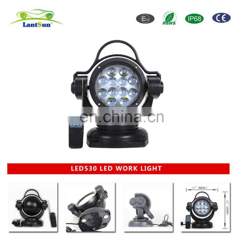 search light marine 12v car led light remote control magnetic base LED530