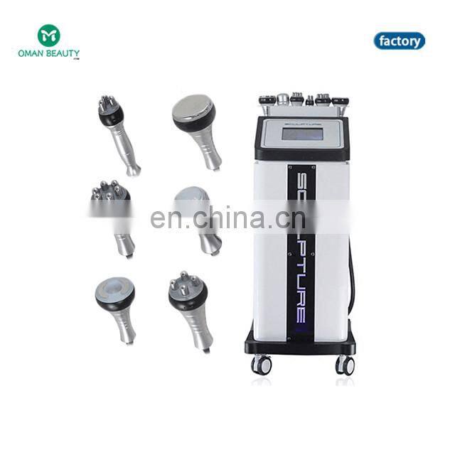 6 in 1 RF Cavitation Slimming Machine Weight Loss Fat Removal Face Lifting Machine