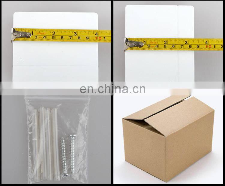 Indoor white ABS fiber optic 2F 4F wall outlet