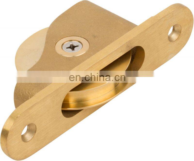Forged brass wheel sash window pulley for window sash pulley