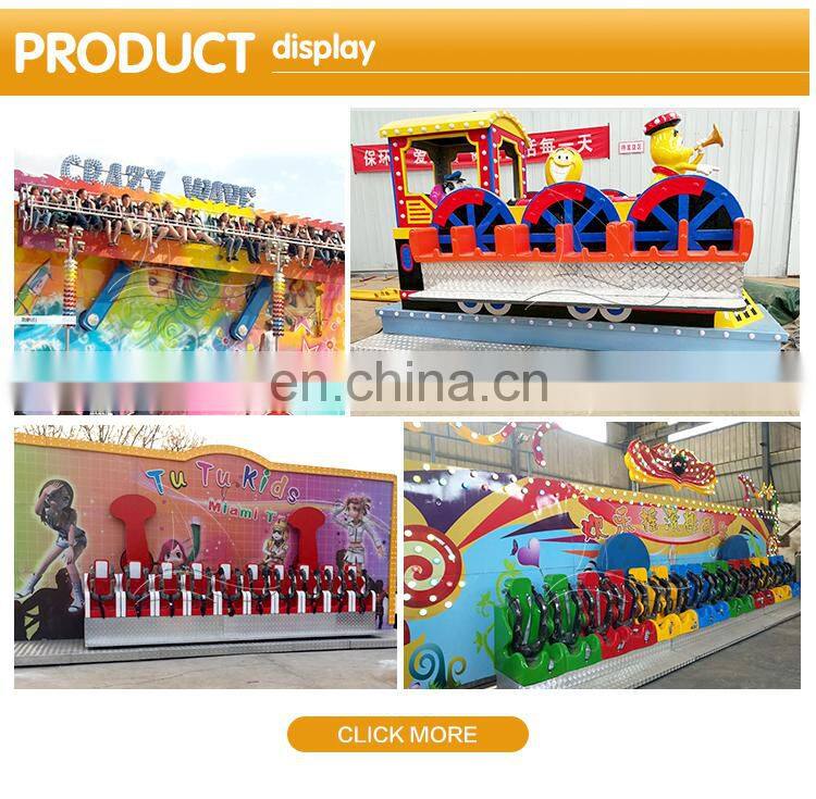 new design popular amusement crazy bus game, super fun thrill miami rides