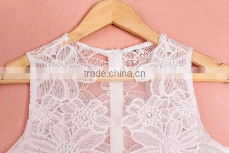 new fashion ladies dress sleeveless lace dress sexy evening dress