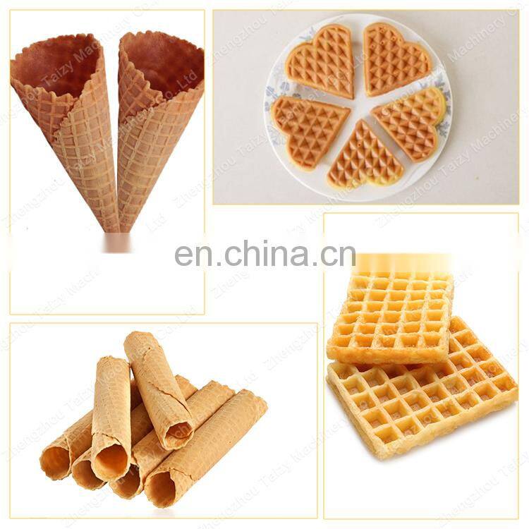 Hot Sale Factory Supply sugar cone making machine Crispy Roll ice cream cone machine waffle machine