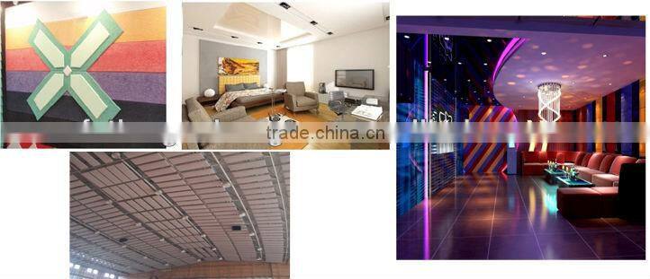 Indoor Basketball Court Polyster Fibre Sound Reducing Panel