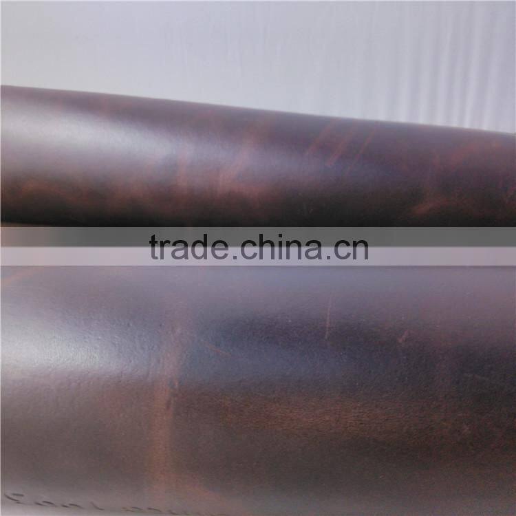 Cow pull up genuine china leather