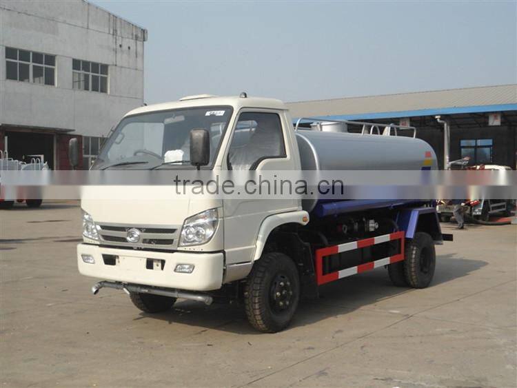 RHD 4000L foton water tank truck for sale 4*2 water tank truck in Jamaica
