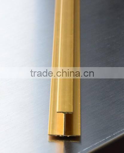 H shape aluminum bathroom wall tile trim design for hot sell online