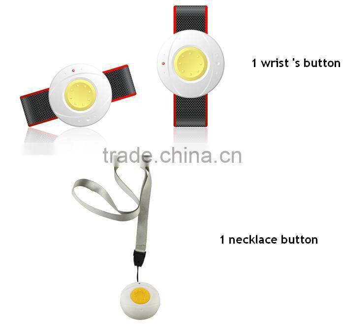 Hot!!! gsm emergency button gsm elderly alarm with SMS alert