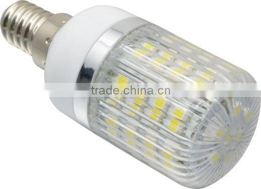 Plastic Housing 48pcs 3528 2.4W LED corn light