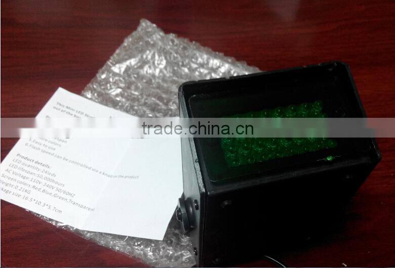 Hot Selling Cheap Price Good Quality 3.5" Disco 24 LED Mini Party Strobe Light