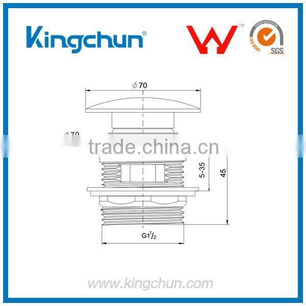 Watermark wash basin drain pop-up waste bathroom waste (K245-D)