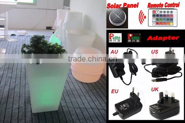 Solar LED light Flower pot with remote control YXF-4570S