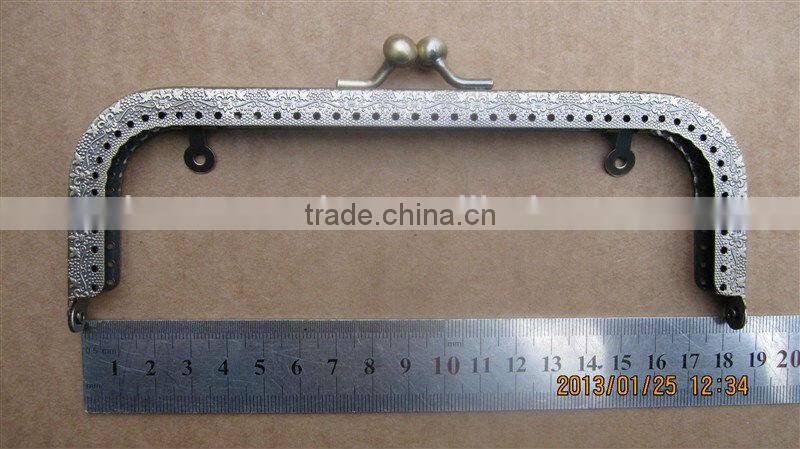 metal screw purse frame purse frame handle clip