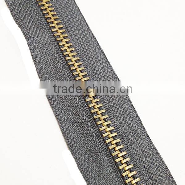 #5 metal open end cheap zipper for man clothing