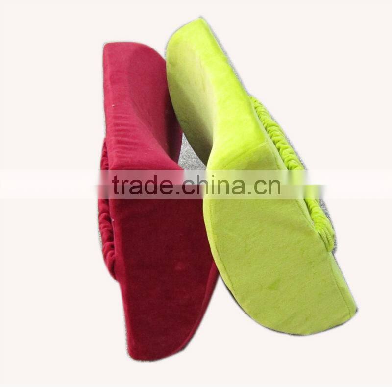 Memory foam lumbar back support cushion