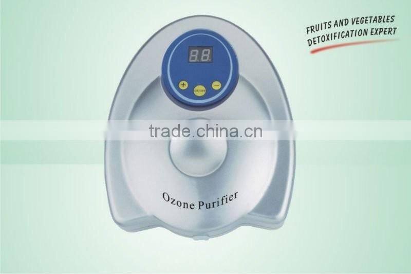 household small ozone generator water purifier ozonator for vegetables and fruits washing with LCD display