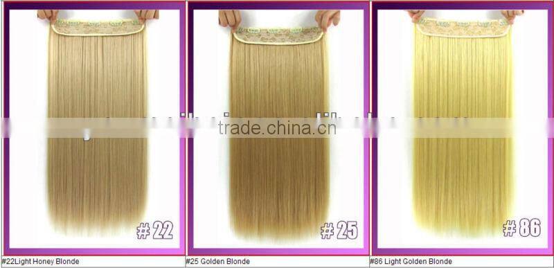 hot sell excellent cheap hot heads clip in hair extension