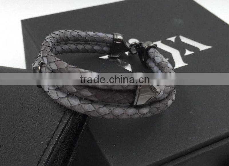 2016 HOT SALE Customized Black Jewelry Box Luxury Gift Box set with PU Pounch bag