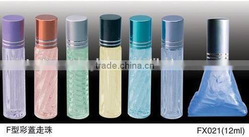 Top Quality 10ml Brown Roll On Glass Bottles with Roller Ball and Black Screw Cap