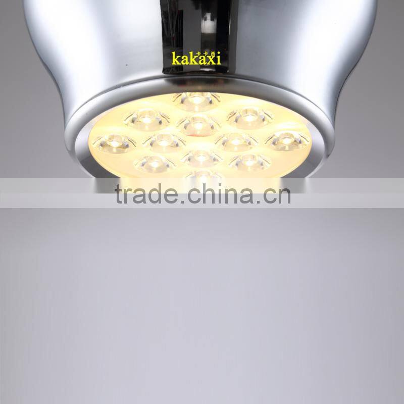 Creative LED Droplight 18W Plating Silver Color Lantern Chandelier Dining Room LED Pendant Lights