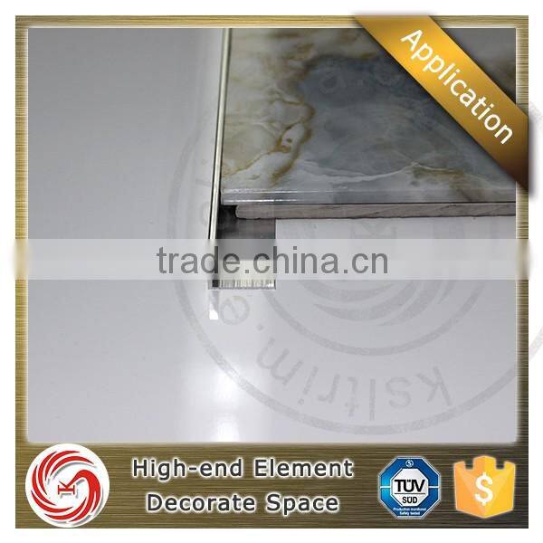 Popular style aluminum ceramic tile corner trim