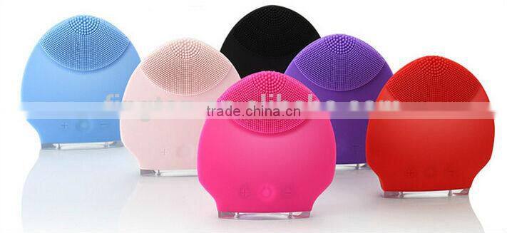Makeup sets face cleaning brush made by silicone face washing brush