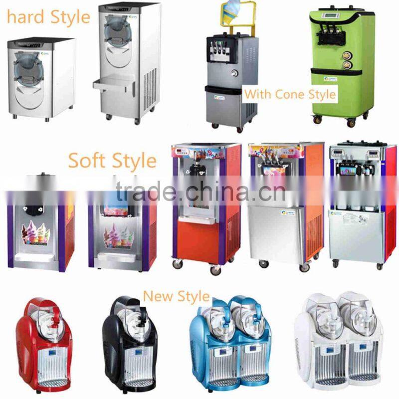 Hot sale ice cream maker machine for soft ice cream making
