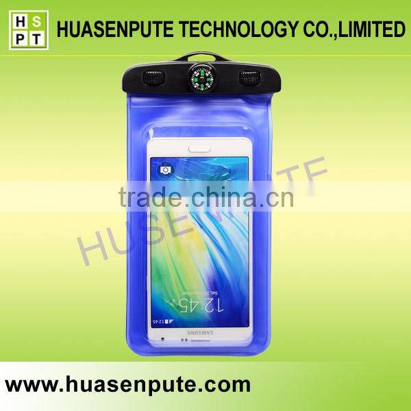 Hot Selling Universal Waterproof Bag With Compass For Mobile Phone