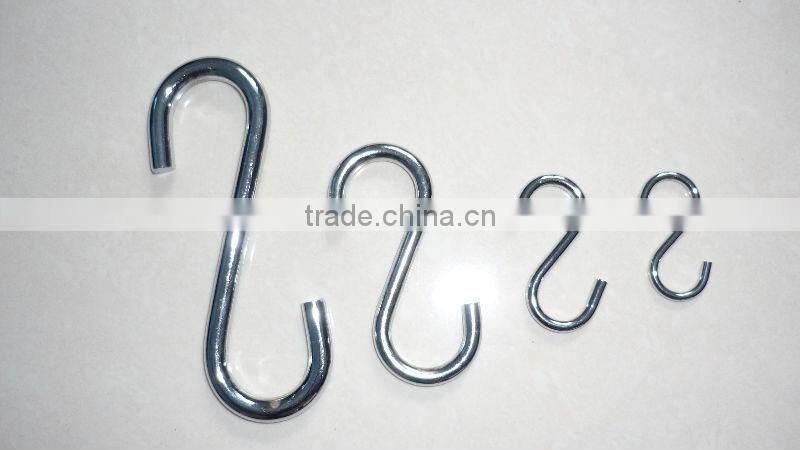 6MM S Meta Hook Zinc Plated S-Shaped Spring Hook Rigging Hardware In China