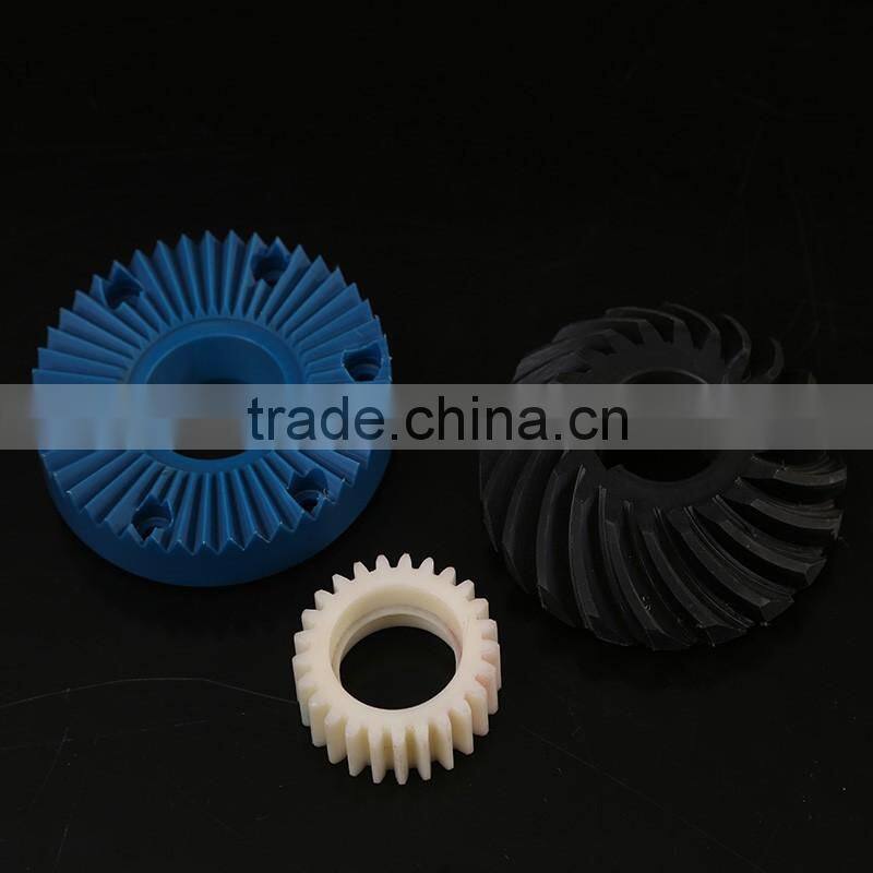 plastics products PA6 nylon worm gear wheel