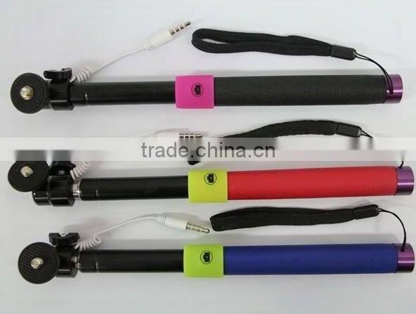 JR-889 Newest Colorful Flexible Wire Selfie Monopod