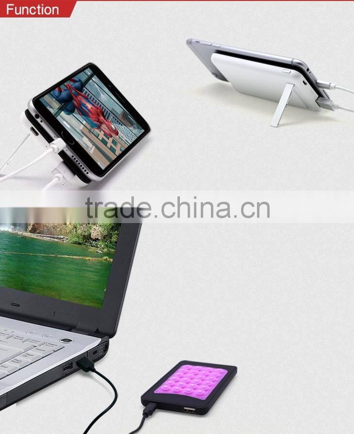 phone stand Suction cup portable power bank 4500mAh for mobile phone