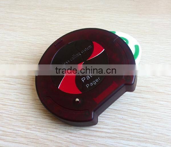 HOT SELL Wireless guest paging system Restaurant calling Transmitter wireless coaster pager