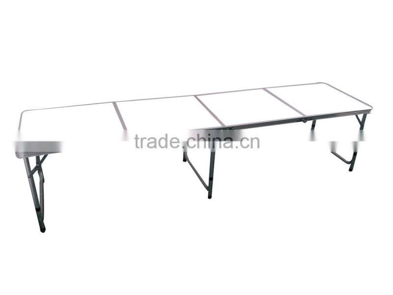 8ft aluminum folding beer pong table