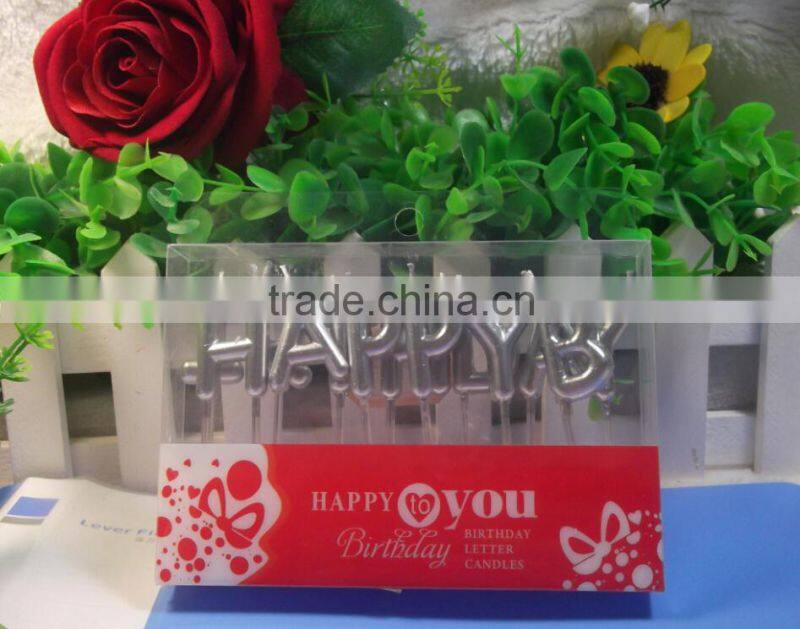 Alphabet Letter Candles