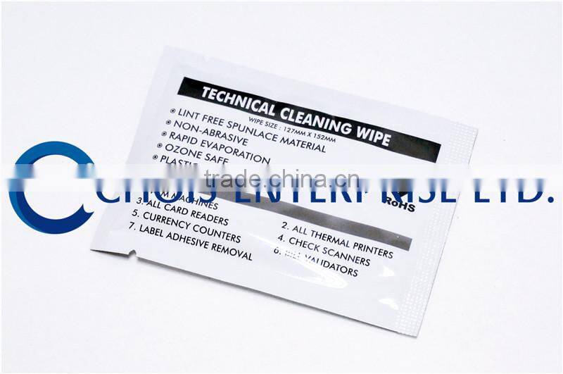 Compatible Evolis A5024 Cleaning Wipes, High Quality