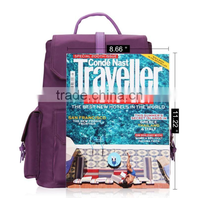 Outdoor travel sport leisure bag women backpack