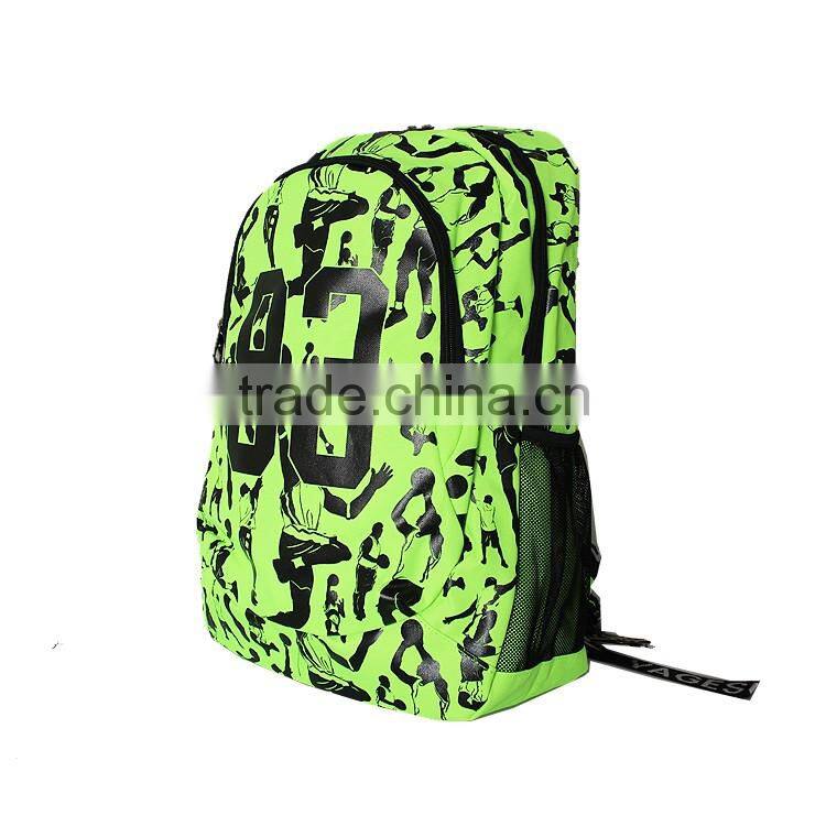 Fashion school sublimation printing floral laptop backpack