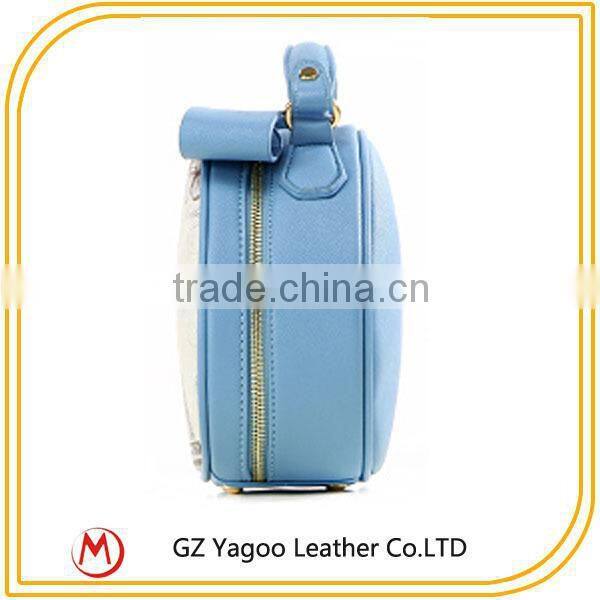 Round Shoulder Bag Color Printing Paris Hand Bags