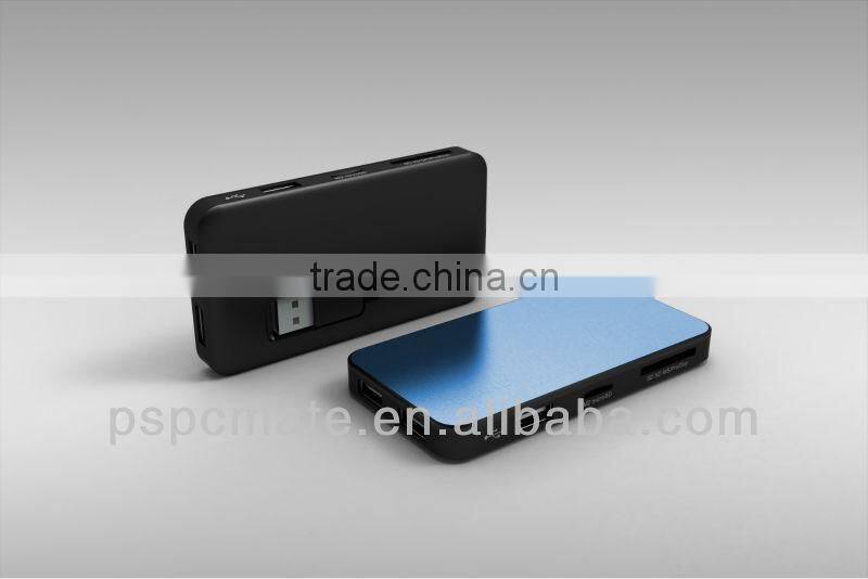 Creative 4port usb hub laser logo usb hub in desk usb hub for promotion