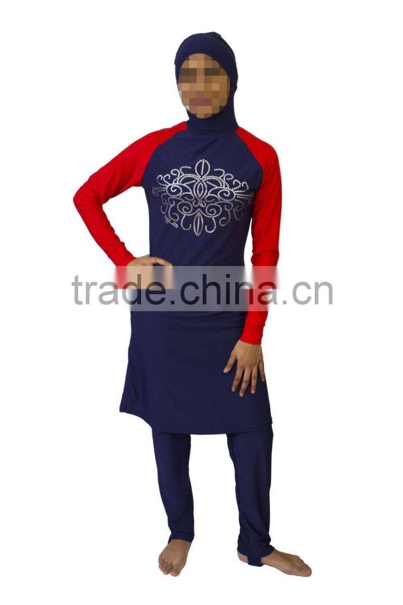 Women Girls Muslim Islamic Swimwear Swim Full Cover Bathers