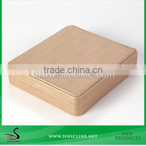 Sinicline High Quality Silver Leather Bracelet Box
